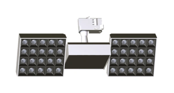 led surface recessed clothing led track light , multiple spot track light , antiglare track light Supplier | Sincerelux